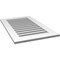 Ekena Millwork Vertical Surface Mount PVC Gable Vent: Functional, w/ 3-1/2"W x 1"P Standard Frame, 22"W x 36"H GVPVE22X3601SF - alternate 5